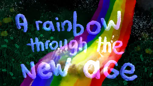 A rainbow through the new age